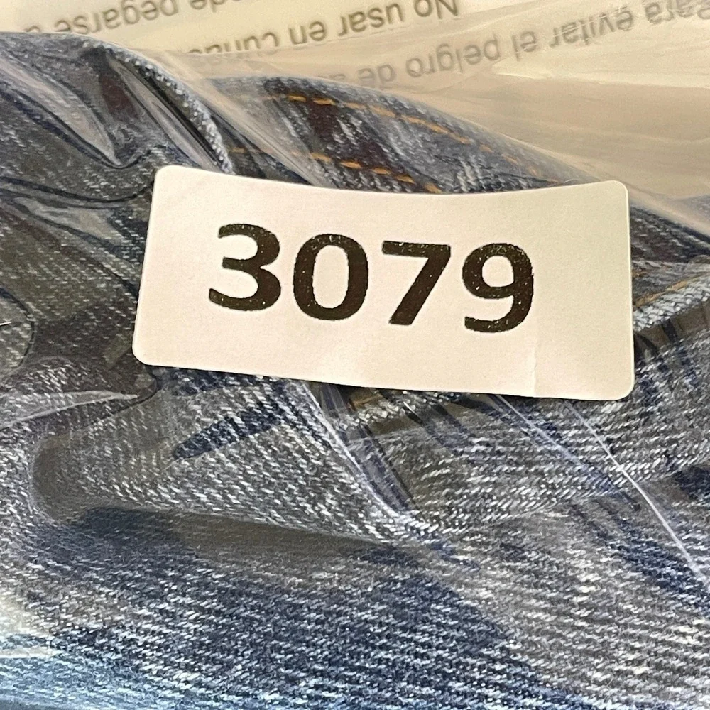Vtg Levi's 505 Jeans Mens 34x31 Blue Acid Wash Orange Tab Straight Leg‎ Vintage